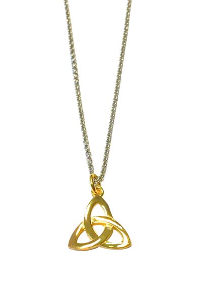 Mini Triquetra Kolye - 925 Ayar Gümüş | Mikron Altın ve Rodyum Kaplama