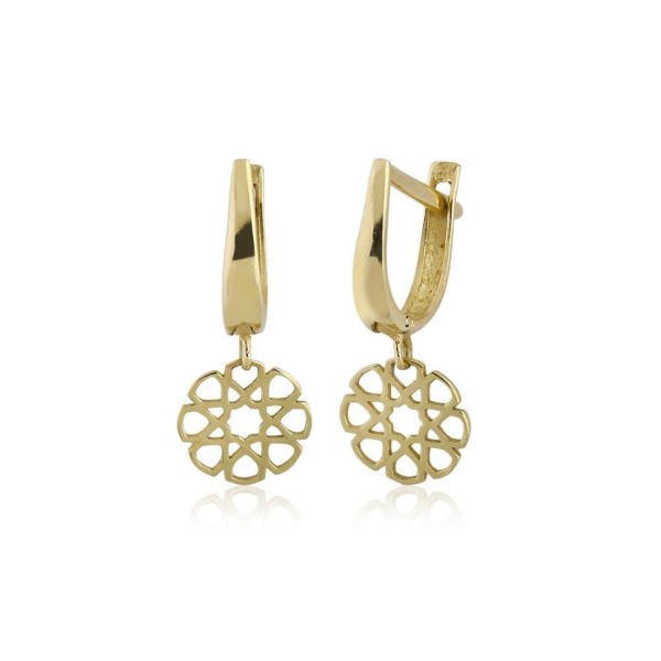 Mini Selçuklu Yıldızı Küpe