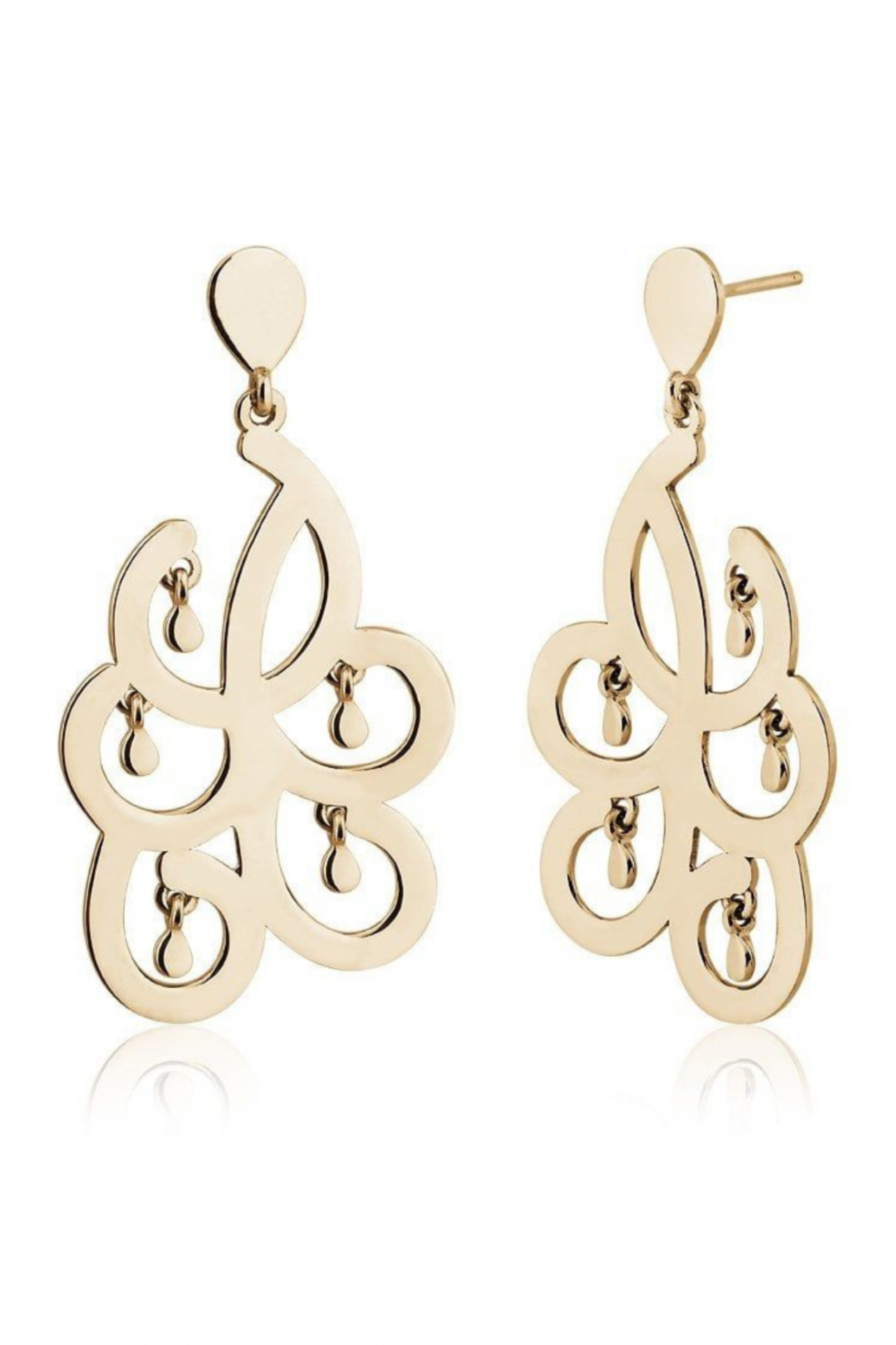 925 Ayar Gümüş Salkım Avize Küpe