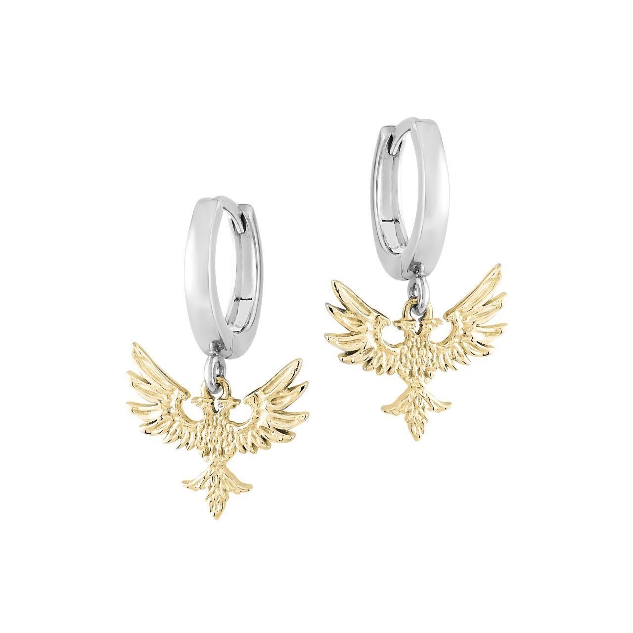 Çift Başlı Kartal Halka Küpe