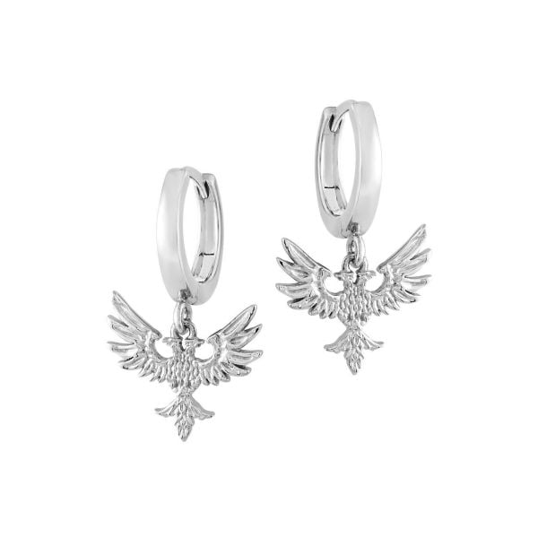 Çift Başlı Kartal Halka Küpe