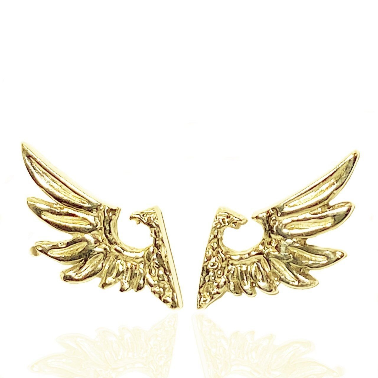 Yarım Çift Başlı Kartal Küpe