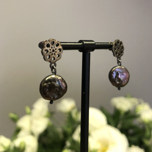 Selçuklu Yıldızı İncili Küpe