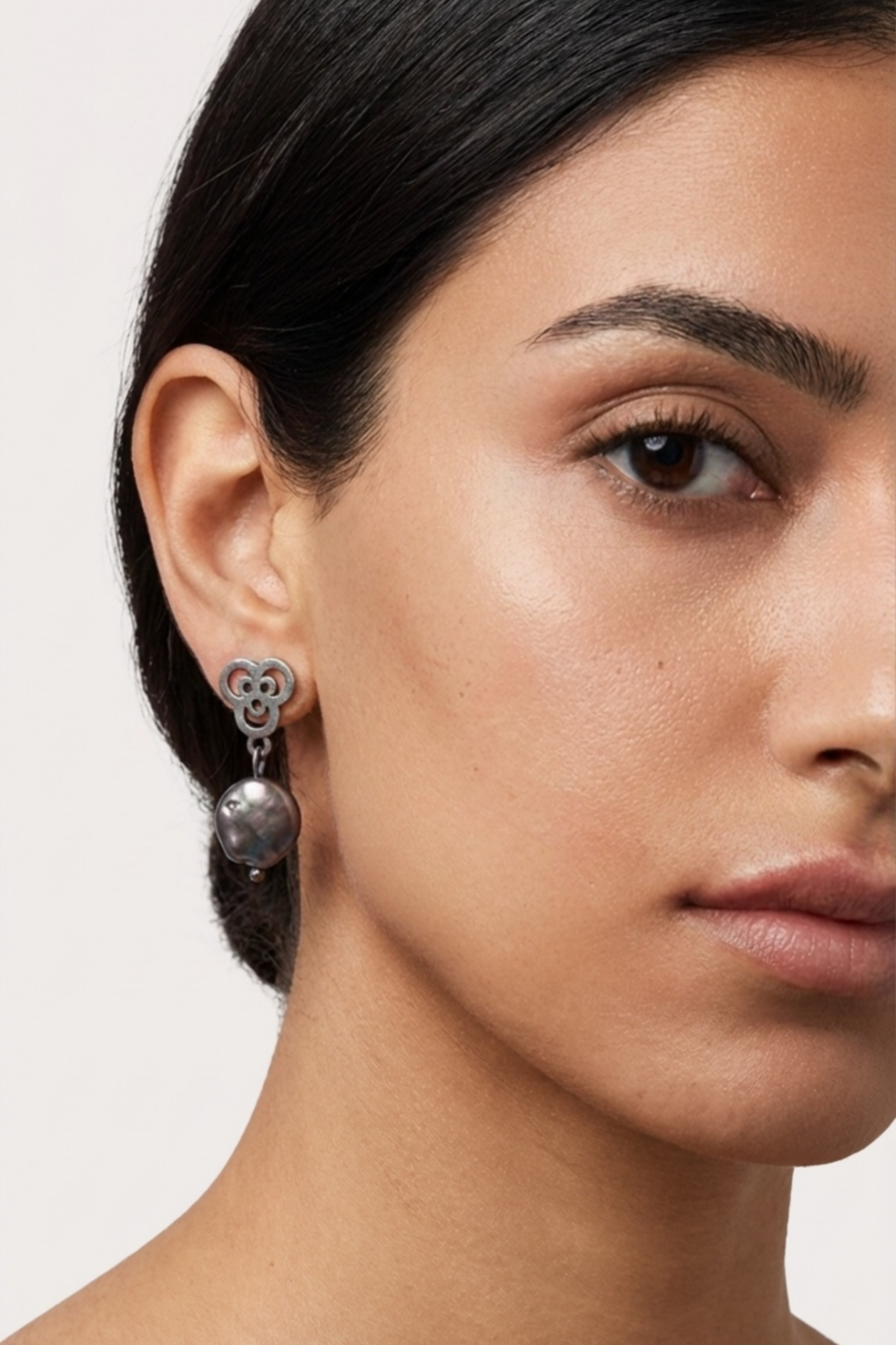 Çintemani Küpe – İncili | 925 Ayar Gümüş