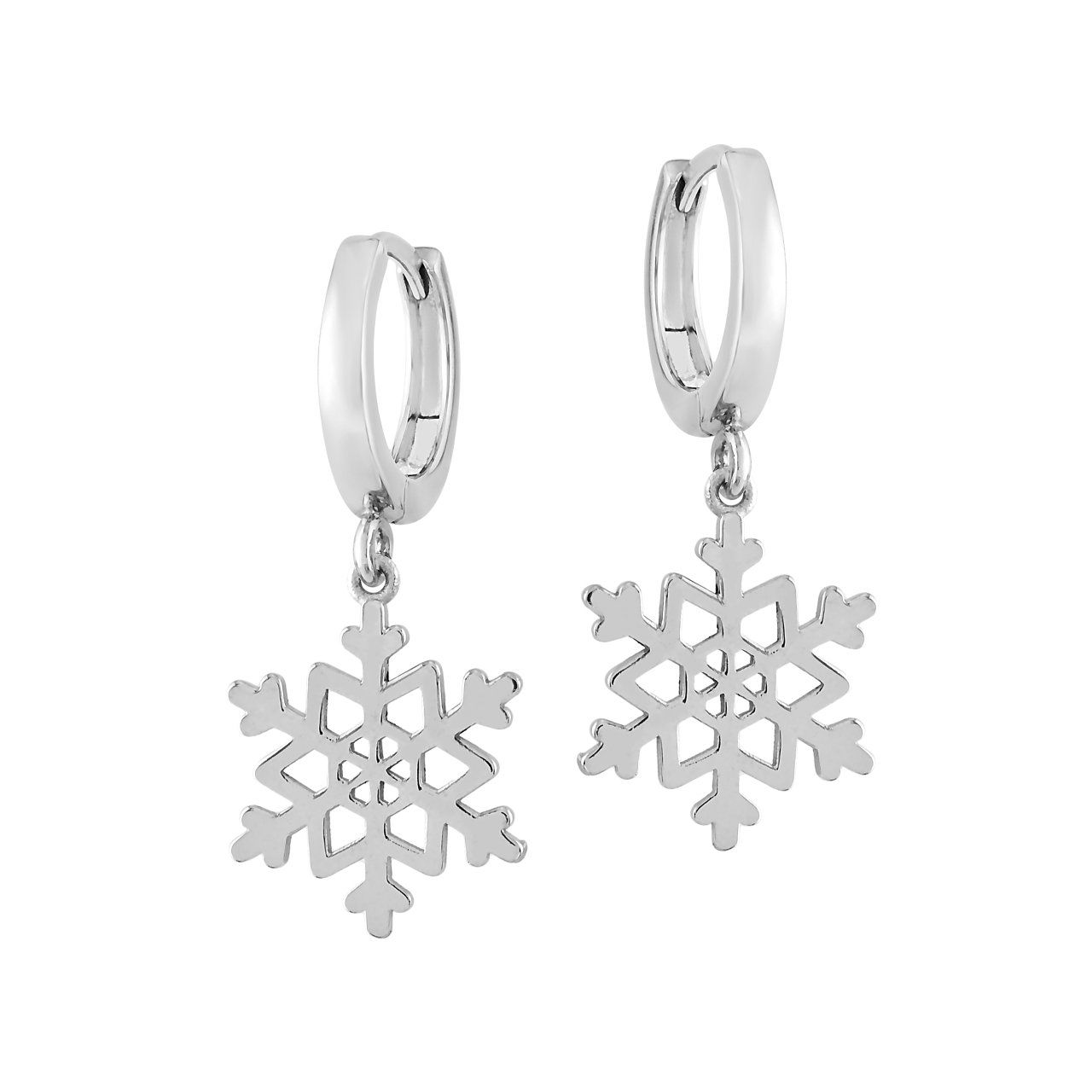 Kar Tanesi Halka Küpe