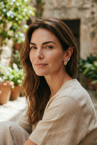 Kalpli Küpe – Melek Kanatlı | 925  Ayar Gümüş, Altın ve Rodyum Kaplama