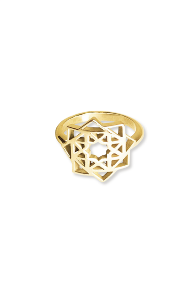 Kaddes Logo Yüzük  - 925 Ayar Gümüş veya Bronz | Mikron Altın ya da Rodyum Kaplama