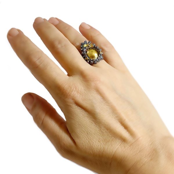 Güverseli Damla Yüzük