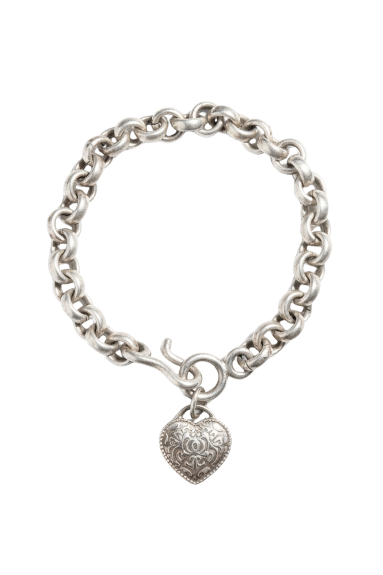 Charm Bileklik - Kalp Figürlü | 925 Ayar Gümüş