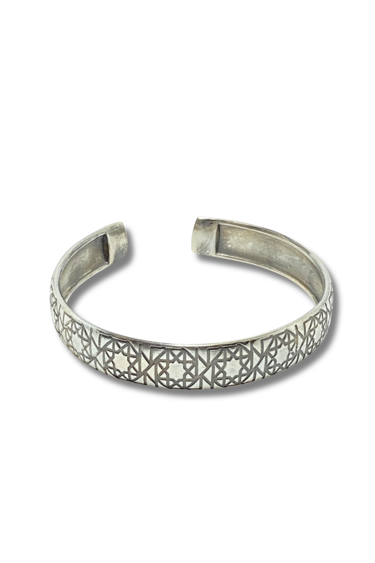 Kaddes Logo Cuff Bileklik – 925 Ayar Gümüş