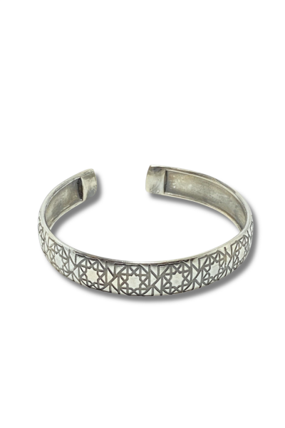 Kaddes Logo Cuff Bileklik – 925 Ayar Gümüş