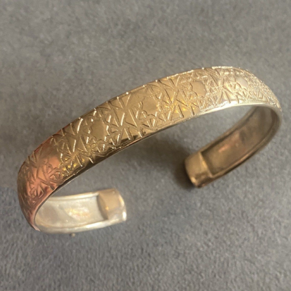 Kaddes Logo Cuff Bileklik - Bronz