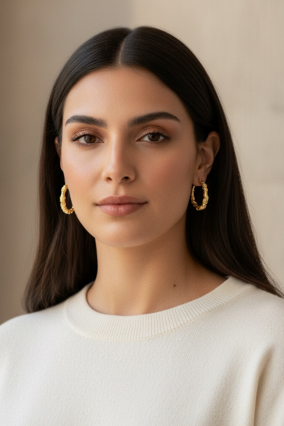 Sarmaşık Halka Küpe