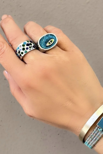 Mineli Benekli Yüzük