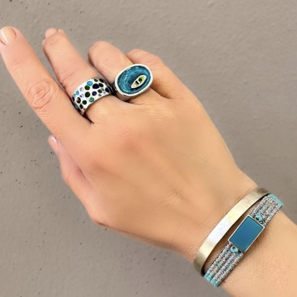 Mineli Benekli Yüzük