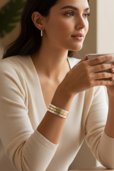 Manşet Bileklik - Bronz | Küçük Boy