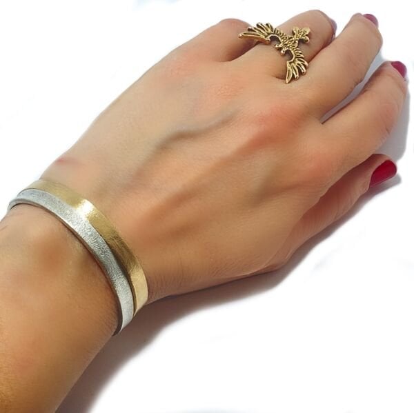 Gümüş Manşet Bileklik- Küçük Boy