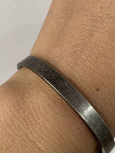 Gümüş Manşet Bileklik- Büyük Boy