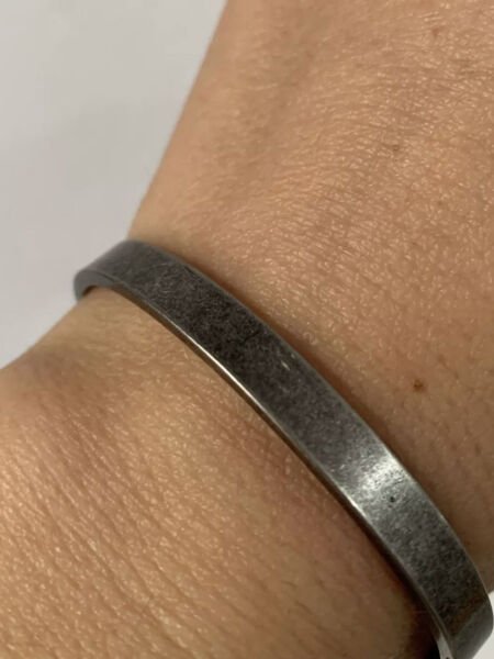 Manşet Bileklik - 925 Ayar Gümüş | Büyük Boy