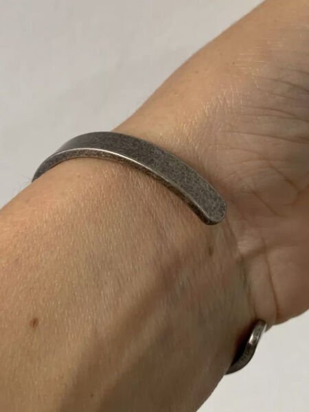 Gümüş Manşet Bileklik- Büyük Boy