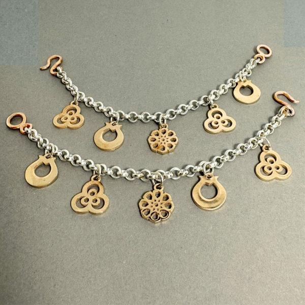 Selçuklu Yıldızı, Lale ve Çintemanili Charm Bileklik Charm Bileklik