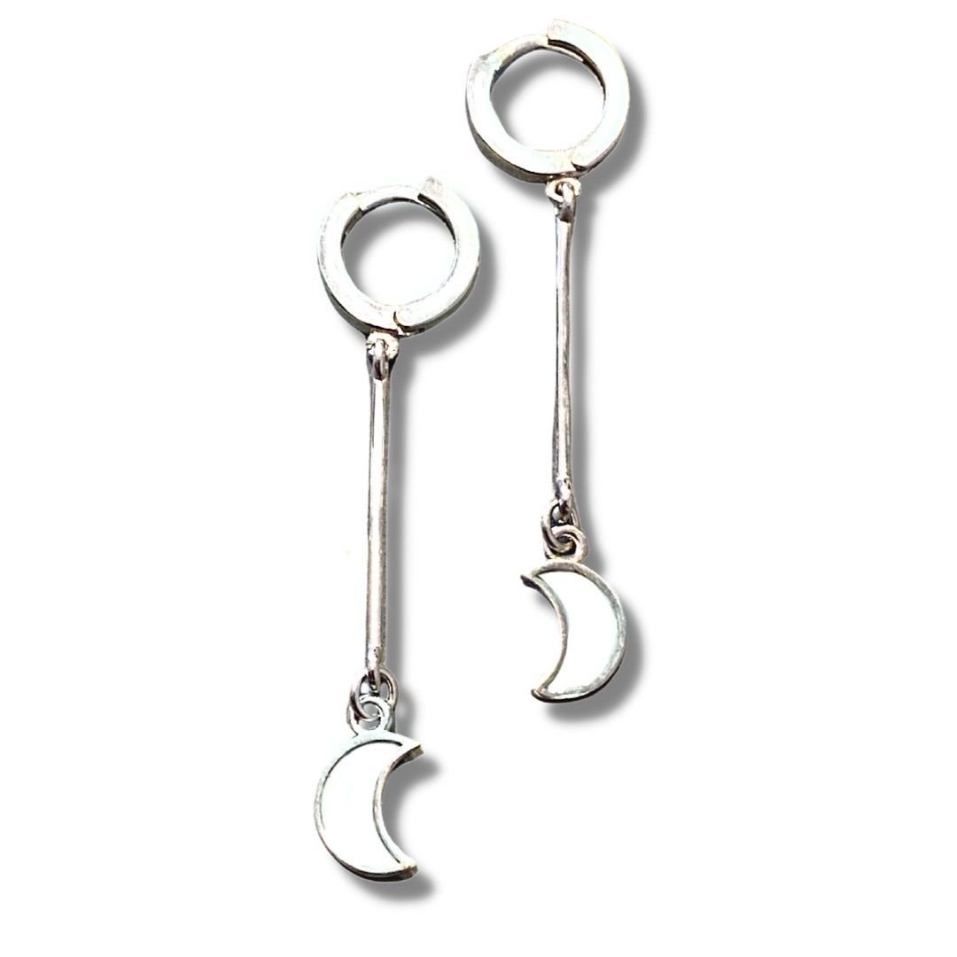 Mineli Ay Halka Küpe