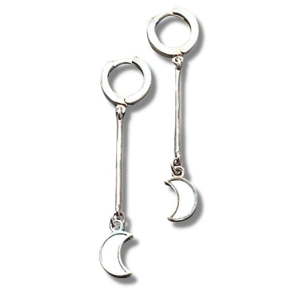 Mineli Ay Halka Küpe