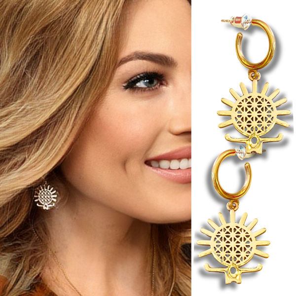 Büyük Hitit Güneşi Halka Küpe