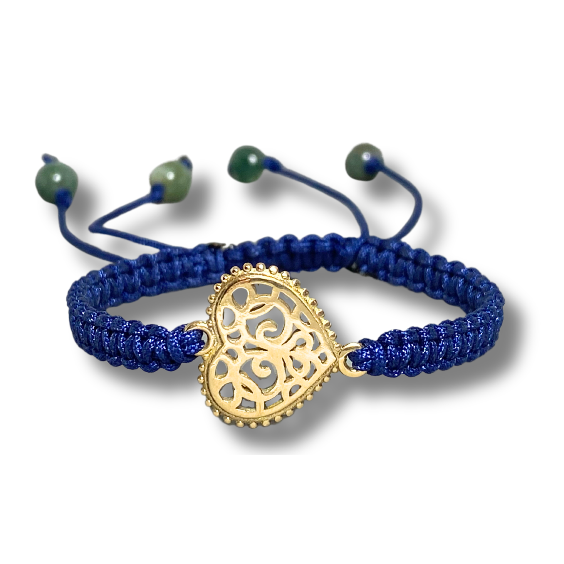 Ajurlu Kalpli Örgü Bileklik