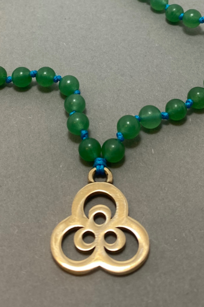 Çintemani Kolye - Bronz | Aventürin Doğal Taşlı