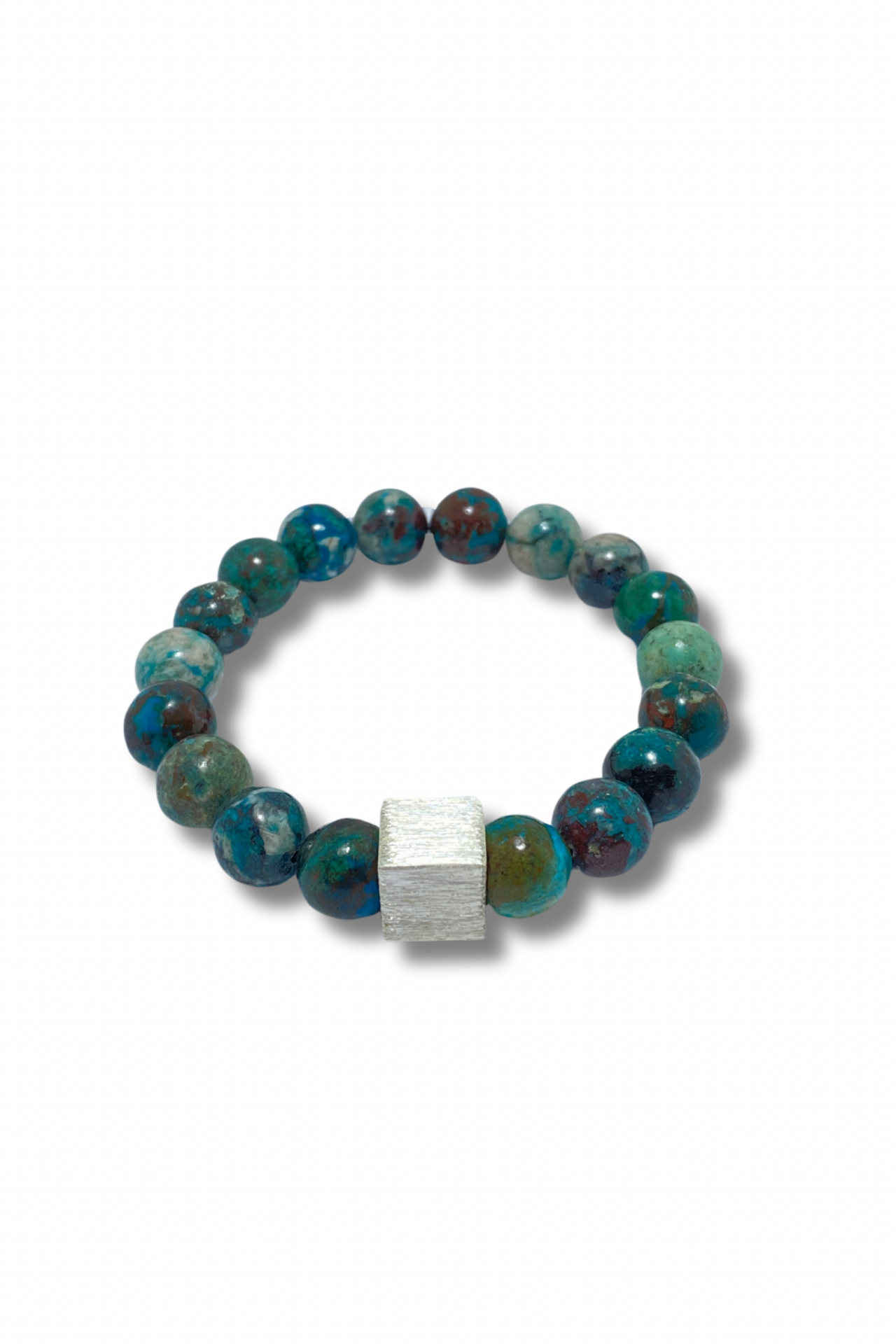 Krizokol Bileklik - Küp Detaylı | 925 Ayar Gümüş