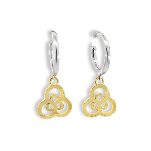 Çintemani Büyük Halkalı Küpe