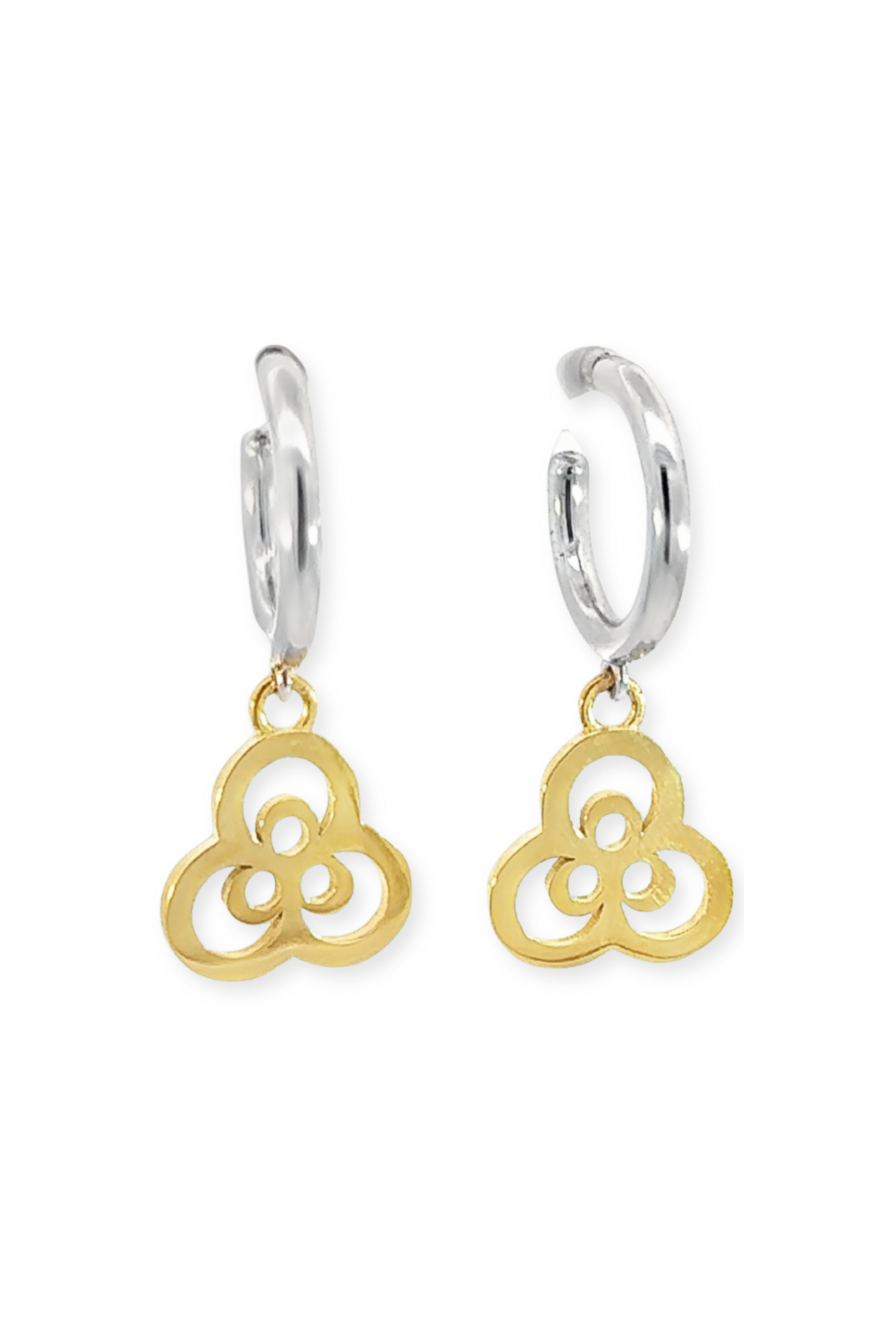 Çintemani Büyük Halkalı Küpe