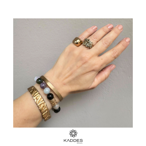 Turmalin Taşlı Rune Bileklik