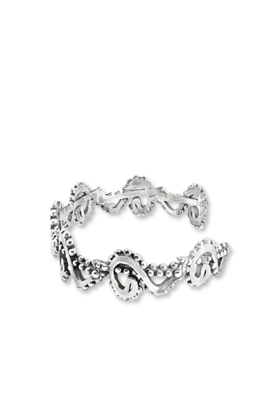 Elif Vav Bileklik - 925 Ayar Gümüş