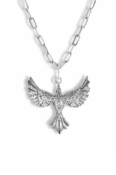 Anka Kuşu Kolye – Yeniden Doğuş ve Güç | 925 Ayar Gümüş