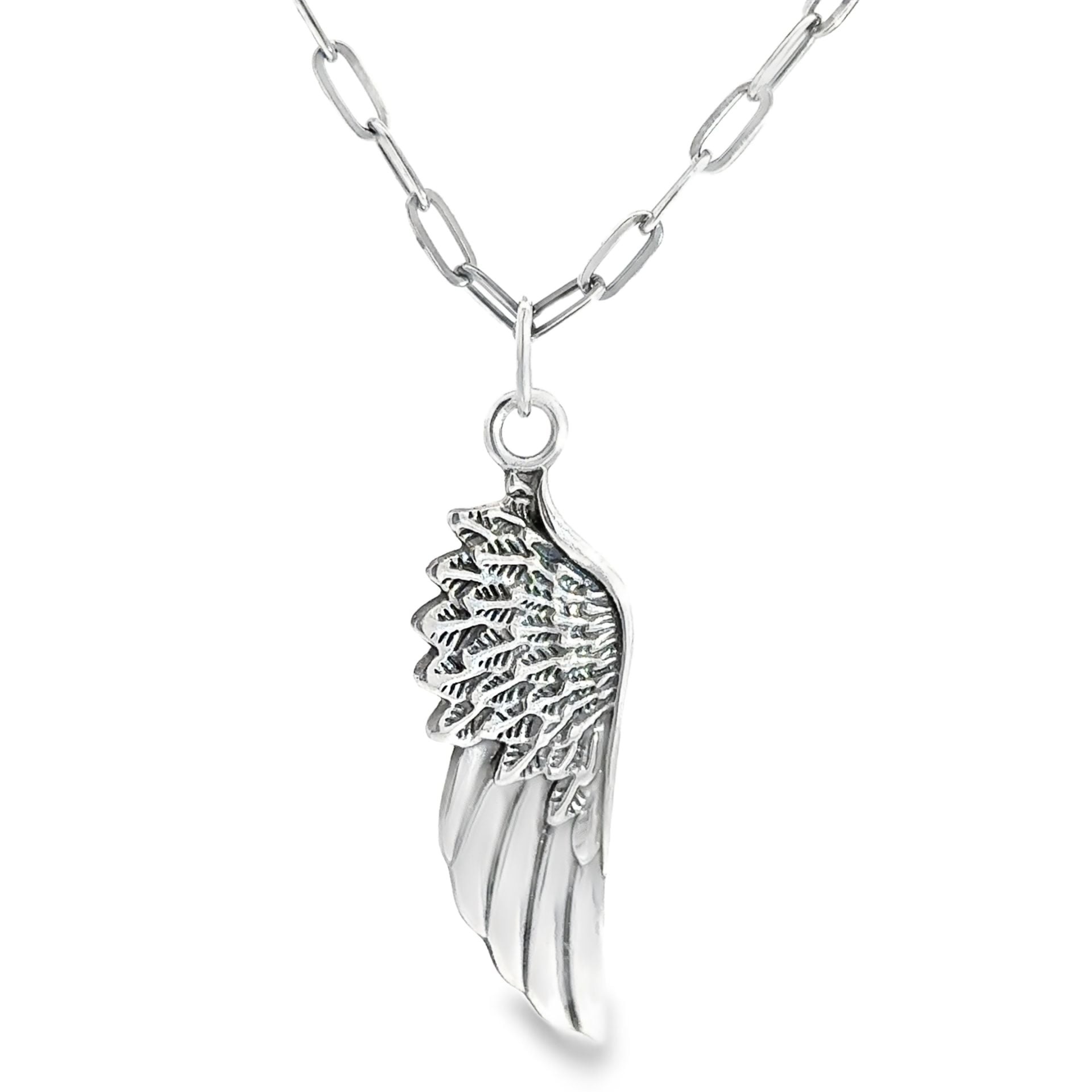 Gümüş Zincirli Kanat Kolye