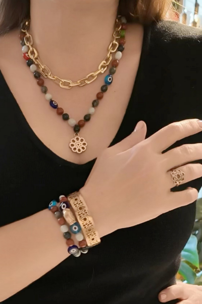 Bronz Selçuklu Yıldızı Kolye